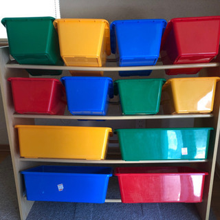 おもちゃ収納ラックの画像