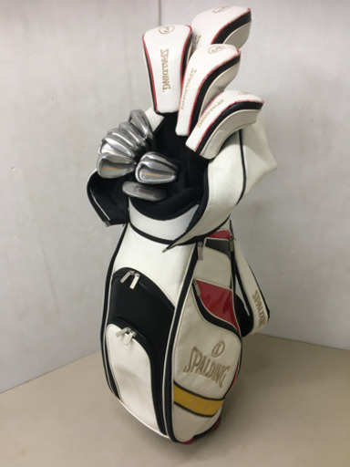 【本格フルセット！】◆スポルティング SPALDING ◆ゴルフクラブ 13本セット＋キャディバッグ付き フレックス S