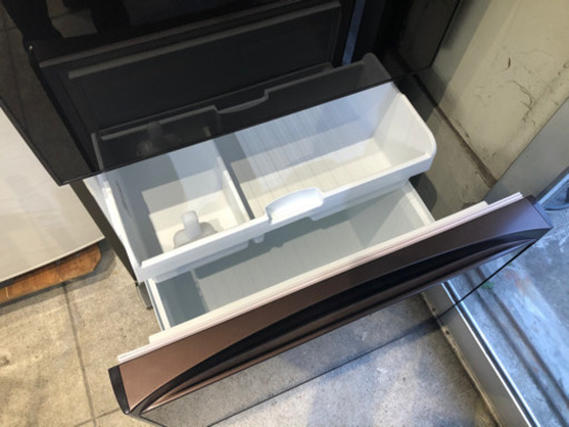 東芝 2017 3ドア 冷蔵庫 363L gr-h38sxl クリアブラウン