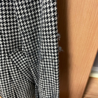 アリスバーリー　ハーフコート　黒　千鳥格子　中古