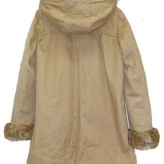 本物 バーバリーブルーレーベル レディース モッズコート 36 ラビットファー・ボアライナー付 ベージュ 三陽商会 BURBERRY BLUE LABEL 秋冬兼用 ジャンパー  ☆ PayPay(ペイペイ)決済可能 ☆ 札幌市 豊平区 平岸 アウトレットモノハウスの画像
