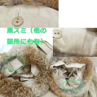 本物 バーバリーブルーレーベル レディース モッズコート 36 ラビットファー・ボアライナー付 ベージュ 三陽商会 BURBERRY BLUE LABEL 秋冬兼用 ジャンパー  ☆ PayPay(ペイペイ)決済可能 ☆ 札幌市 豊平区 平岸 アウトレットモノハウスの画像