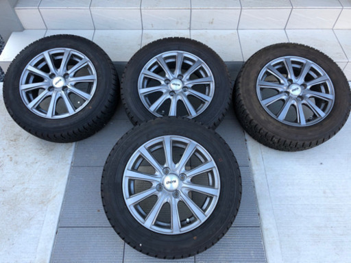 スタッドレス　アイスナビ14インチ　175/65/14 アルミD.O.S ７分山