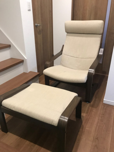 使用3ヶ月！IKEA ポエング&オットマン