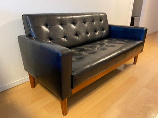 2.5人掛け　レザーソファ（利用期間1年）