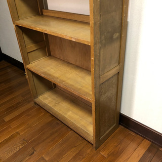 本棚　木製の画像