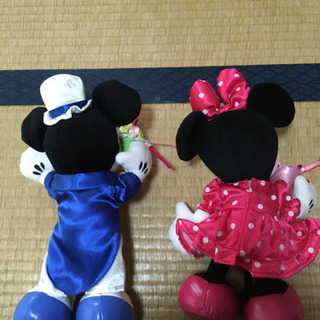 【無料です】ディズニー　ぬいぐるみ　ミッキー　ミニーの画像
