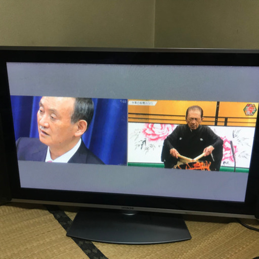 42型大型テレビ　古いですが普通に観れます