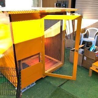お届けも可能！美品 猫小屋 鳥や犬にも 黄色