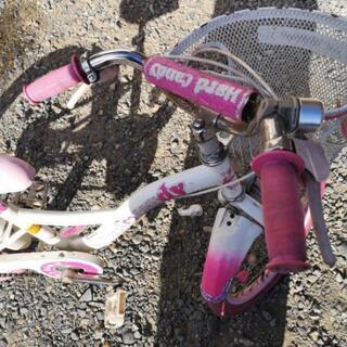 子供用自転車　使えますが汚いです。の画像