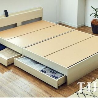 決まりました!有り難うございました!新品シングルベッドフレーム196x80敷布団付き