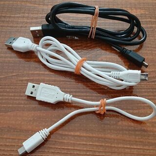 microUSBケーブルをまとめて3点！