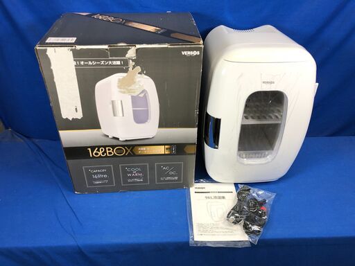 【管理KRK319】未使用 VERSOS 2016年 VS-405 16L 車載用電源付き 保冷温庫