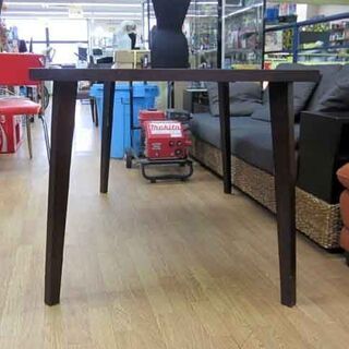 ダイニングセット 4人掛け 幅140×奥行80×高さ72cm 木製 椅子4脚 テーブル ダイニングテーブル  ダークブラウン ☆ PayPay(ペイペイ)決済可能 ☆ 札幌市 清田区 平岡