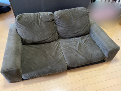 2名掛けローソファー