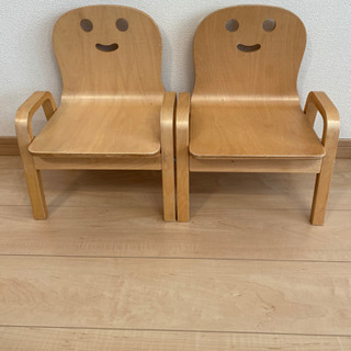 (引渡し済)キコリの小いす　2脚セット(値下げ)の画像