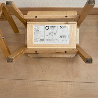 (引渡し済)キコリの小いす　2脚セット(値下げ)の画像