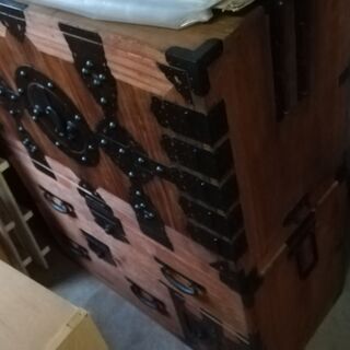 桐製　明治時代駿河だんす　差し上げます　取りに来られる方のみ
