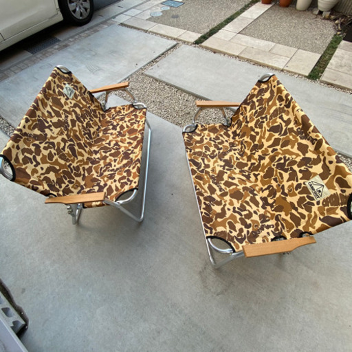 キャプテンスタッグ アウトドアベンチ2脚セット CAPTAIN STAG