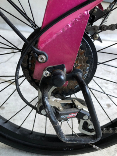 20インチ折りたたみ自転車未使用品車庫保管品