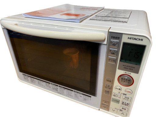 2014年製 日立 HITACHI MRO-NF6-W [オーブンレンジ 22L パールホワイト[1224k]