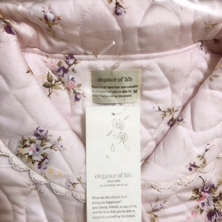 elegance of life ガウン　ルームウェア　日本製　定価１万円の画像