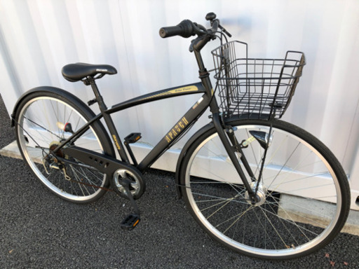 No.160 マルイシ　アパッシュ【６段LEDオートライト】★激安★ 中古自転車 27インチ 軽整備済み 安い 防犯登録 藤沢 横浜 神奈川