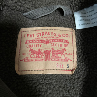 LEVI’S ボアジャケットの画像