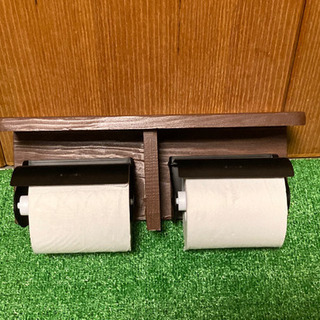 【値下げ】手作りトイレットペーパーホルダーの画像