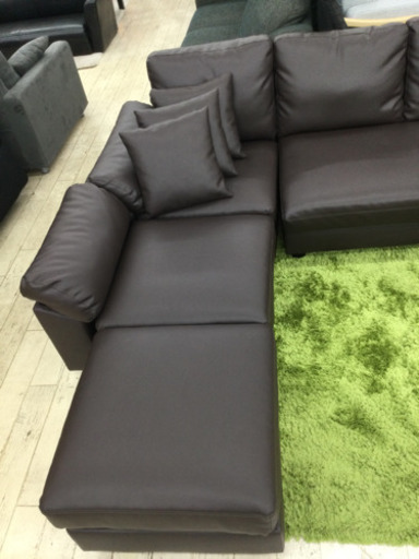 sakoda 12/26 福岡 東区 和白 【美品!!】定価69,800円 SAKODA 3Pカウチソファ コーナーソファ L字ソファ