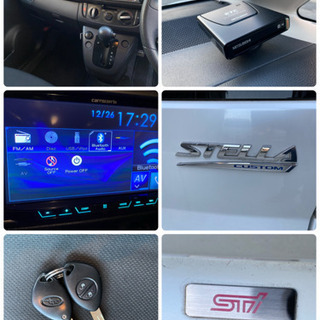 🌏ステラ　カスタム🌏カッコイイ車🌏車検2年🌏DVD,Bluetooth,ETC,アルミホイル🌏の画像