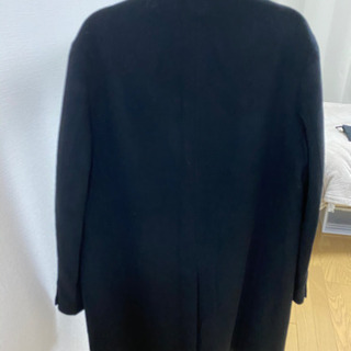 ユニクロ　ウールカシミヤチェスターコート　黒の画像
