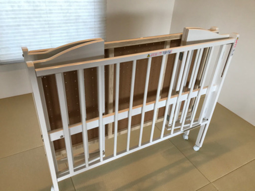 【中古品】日本製ベビーベッド　石崎家具　スリーピー　パル