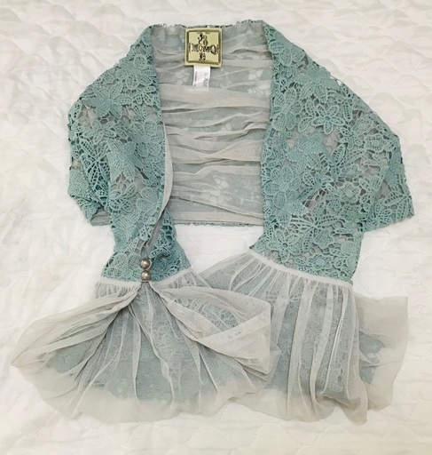 美品　ホコモララ　レースショール＆ボレロにもなります