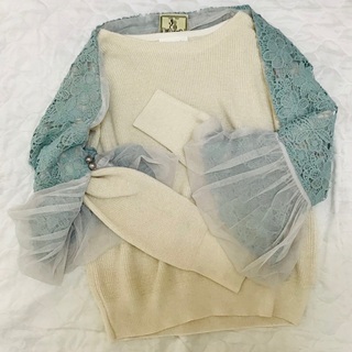 美品　ホコモララ　レースショール＆ボレロにもなりますの画像