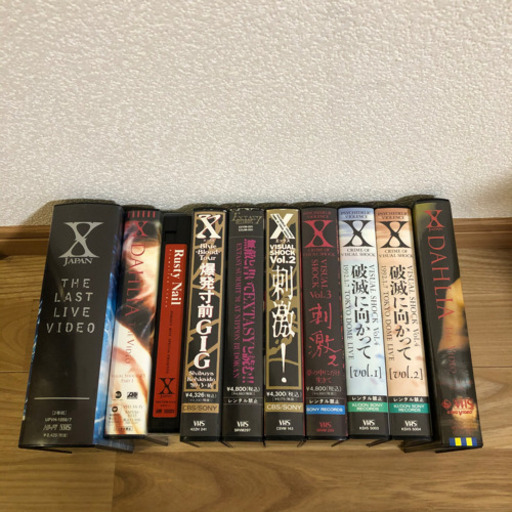 X JAPANビデオ10点セット