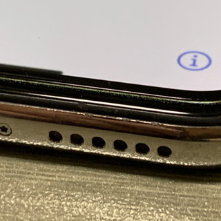 iPhone X 256GB シルバー SoftBank 中古美品の画像