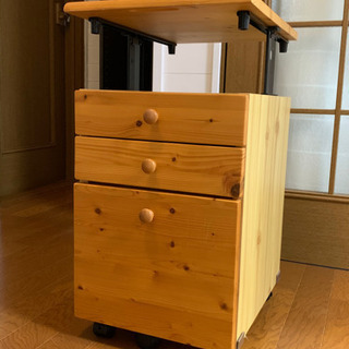 デスクワゴン　子供 机 用 収納　棚　引き出しの画像