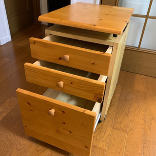 デスクワゴン　子供 机 用 収納　棚　引き出しの画像
