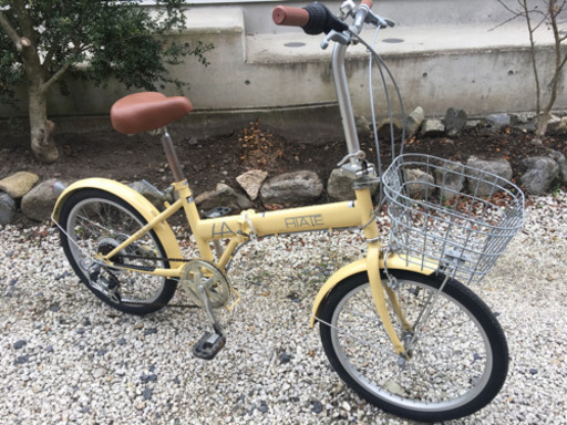 176.折りたたみ自転車20インチ(6段変速)