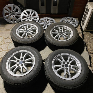 プリウスに 溝有 ブリザックVRX 195/65R15 ホイールセット 売切!! 195&frasl;65R15 ブリジストン ブリザック VRX スタッドレスタイヤ 4本セット