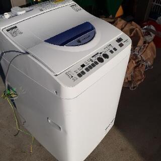 洗濯機　シャープ　まだ使えます　引っ越しで不用になりました