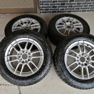 (受取者確定)スタッドレスタイヤ195/65r15,4本ホイール付(2018)