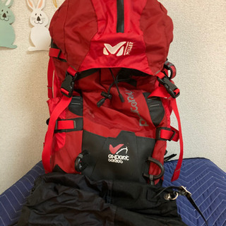 登山用品　ミレーのリュック　ゲーター