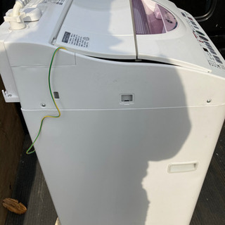 最終値引き！ヤフオクより安い！★★美品 中古★SHARP 6㎏Ag+イオンコート 洗濯乾燥機【ES-TG60L 】の画像