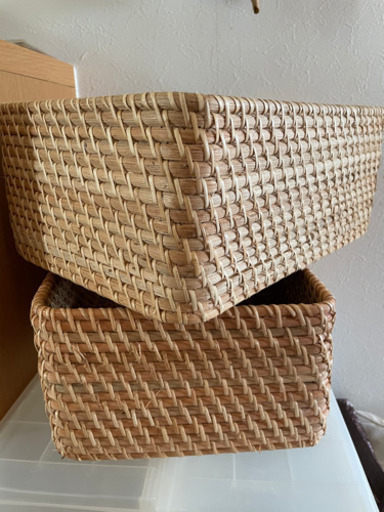 【無印良品】ラタンバスケット