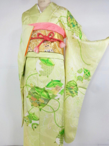 振袖・袋帯・長襦袢・帯締め・帯揚げセット