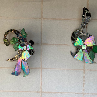 ステンドグラス　音楽　飾りの画像