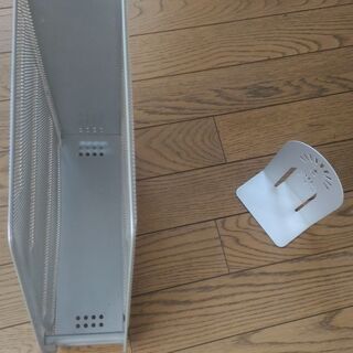 【お引渡し調整中】スチールメッシュファイルスタンド 差し上げます。の画像