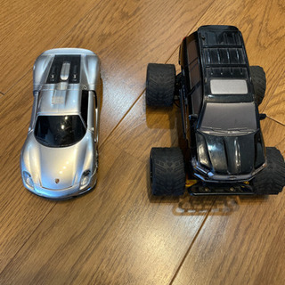 ラジコンカー　　二台動作確認済　ランプ片方つきません